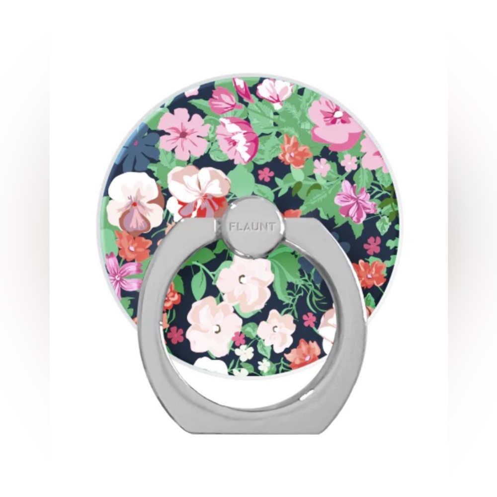 Flaunt SQUARE® Floral iPhone 14 Pro Max Case w/phone ring - Picture 5 of 5